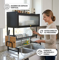 Escurridor De Platos Con Almacenamiento