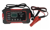 Cargador Batería Carro Moto 12v Pantalla